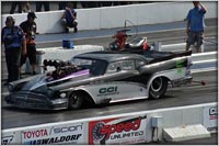 In the beams at MIR With The Northeast Outlaw Pro Mod Association