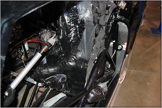 The finished ISP 1002 seat poured andinstallled in the CCI Motorsports Buick Pro Modified