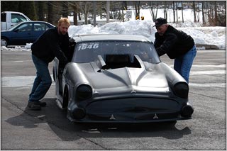 Sending The Bad Black CCI Motorsports 57 Buick Pro Mod Home From Precision Chassis After ISP Seat pouring