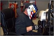 Frank Patille Welding Action At Frankie's Speed Shop