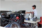 Starting Up The Supercharged Buick In The Pits