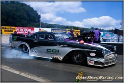 The Big Blown Buick In A Tire Shredding Burnout Super Chevy 2009 Photo By GoneDragRacing.com